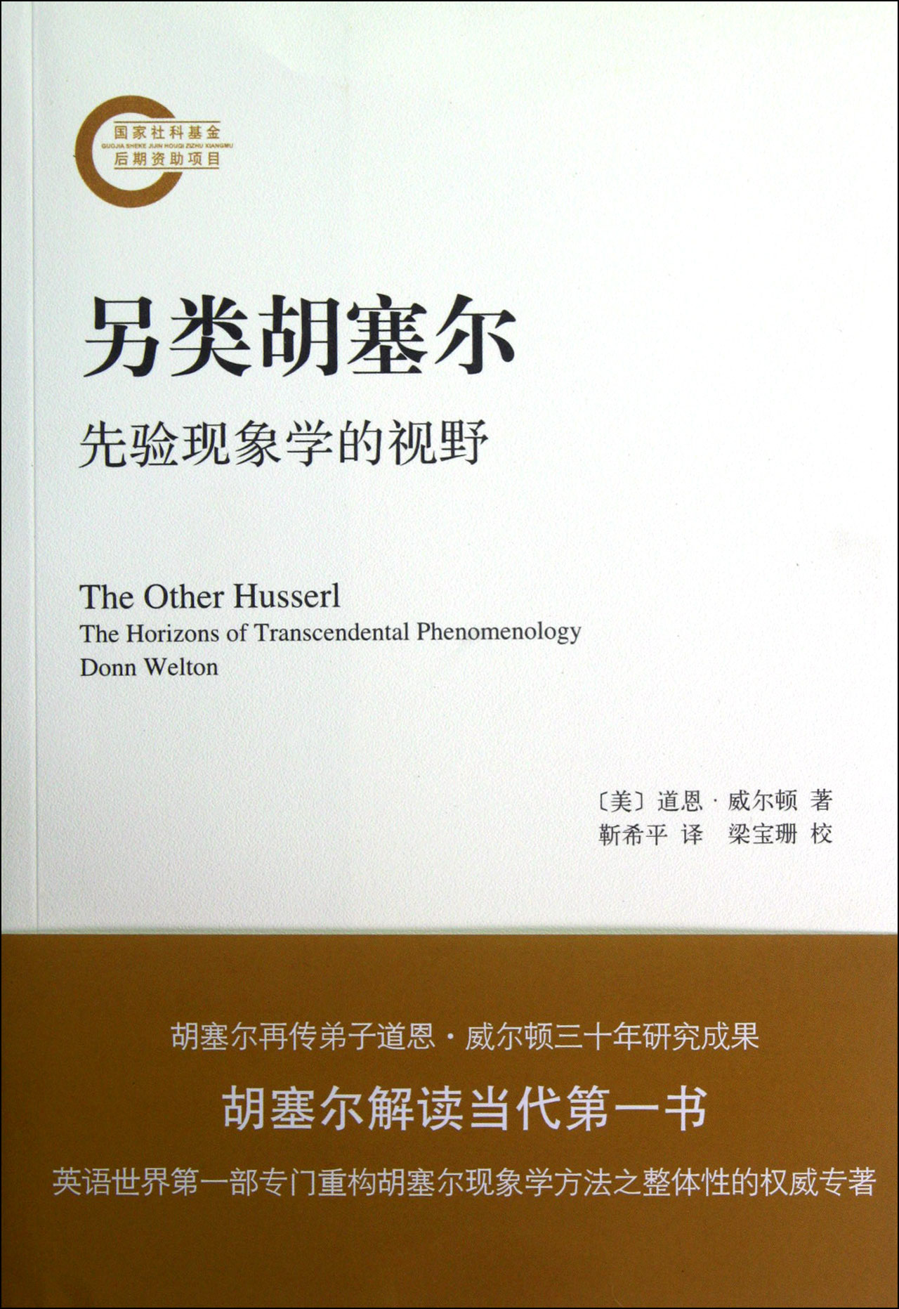 另类胡塞尔先验现象学的视野