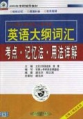 2003硕士研究生入学考试英语大纲词汇考点记忆法用法详解/2003年考研辅导教材