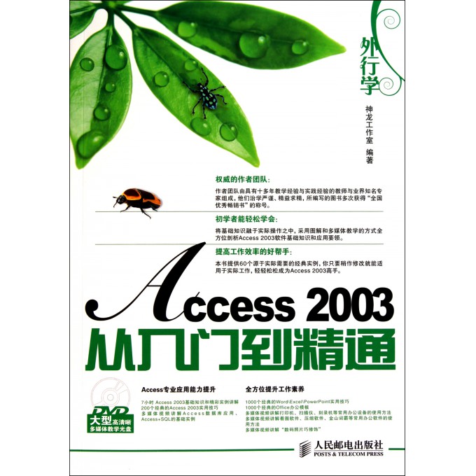 外行学Access2003从入门到精通(附光盘)