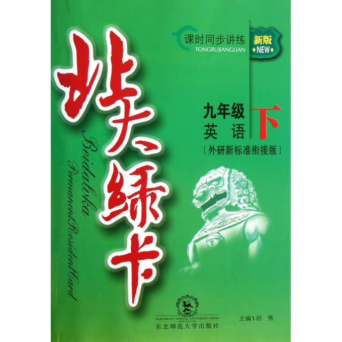 九年级英语(下外研新标准衔接版新版课时同步讲练)/北大绿卡